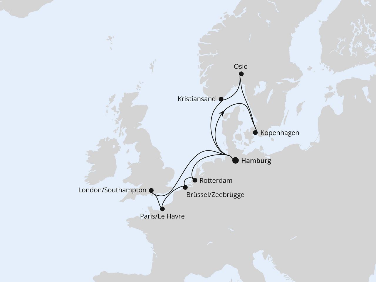 Metropolen & Skandinavien ab Hamburg