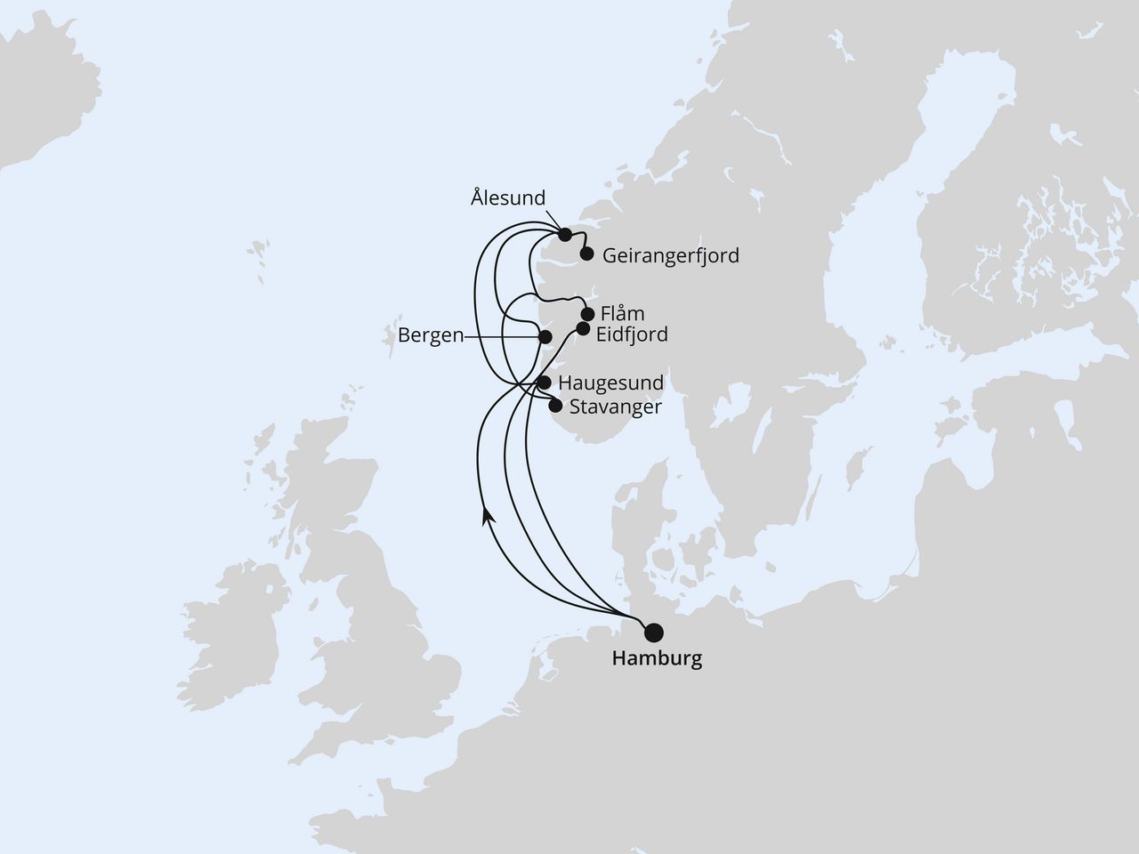 Cruise Map