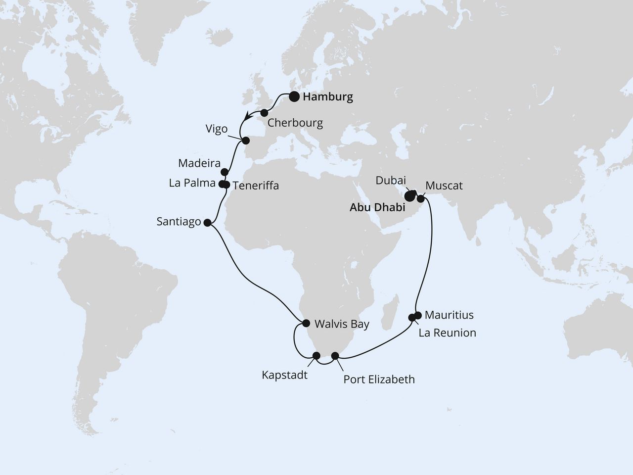 Weltenbummler Kanaren, Südafrika & Mauritius 3