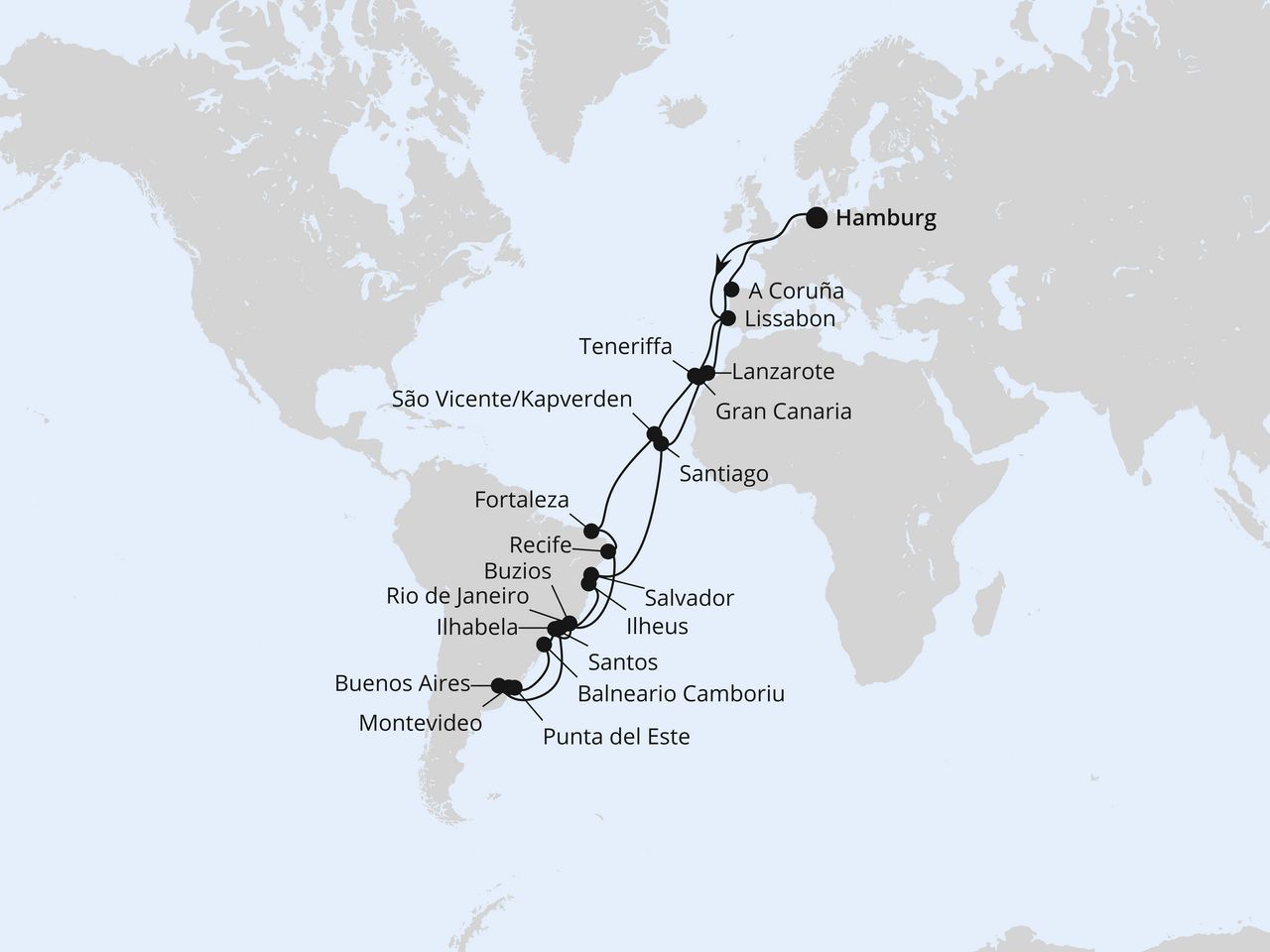 Cruise Map