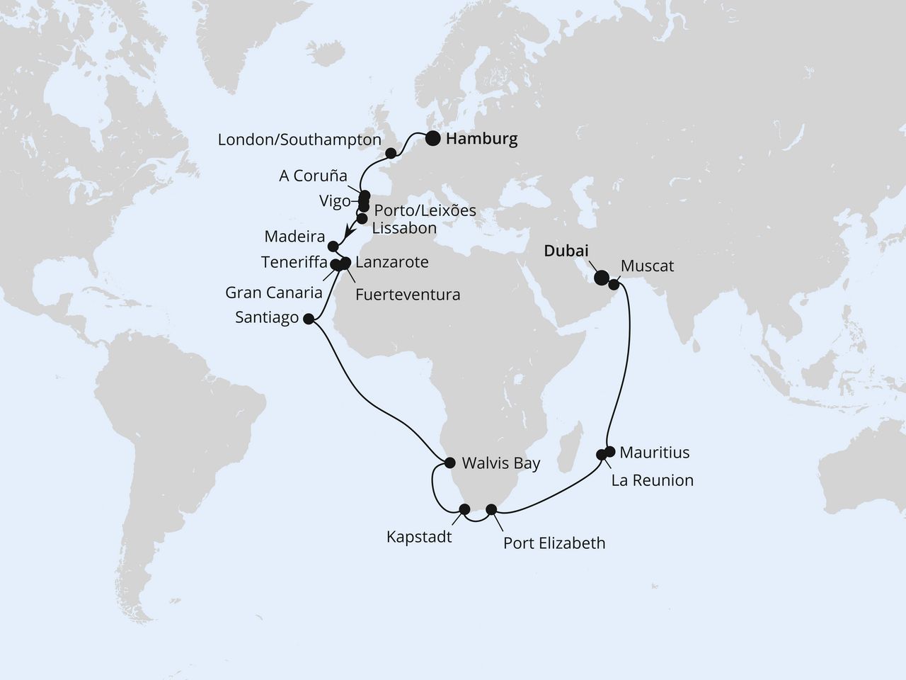 Cruise Map