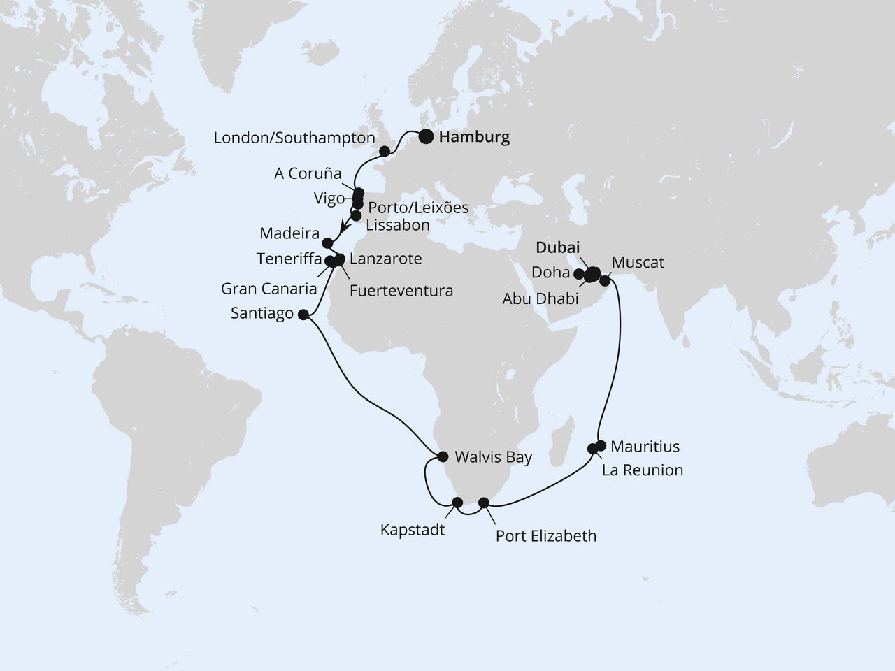 Cruise Map