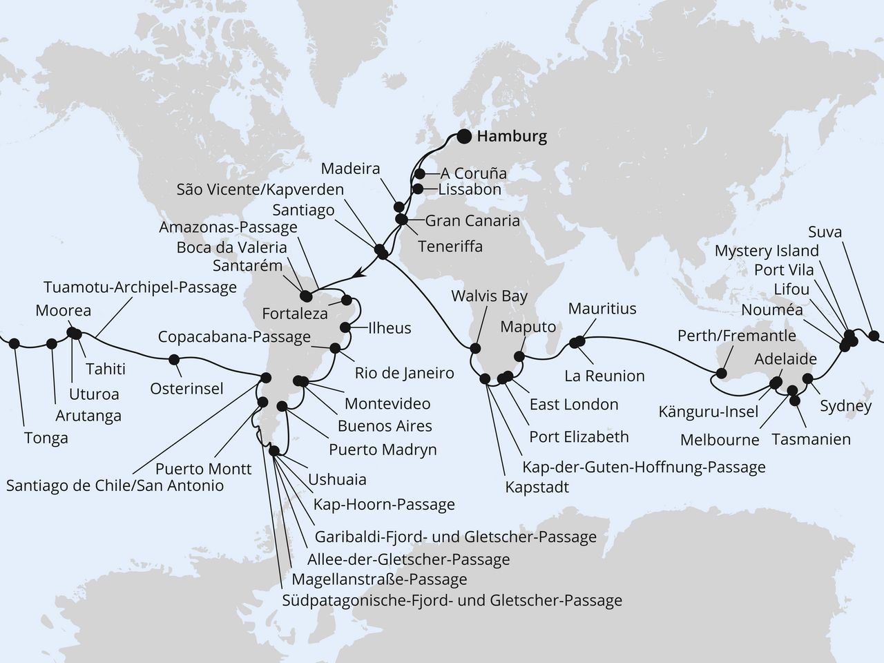 Cruise Map