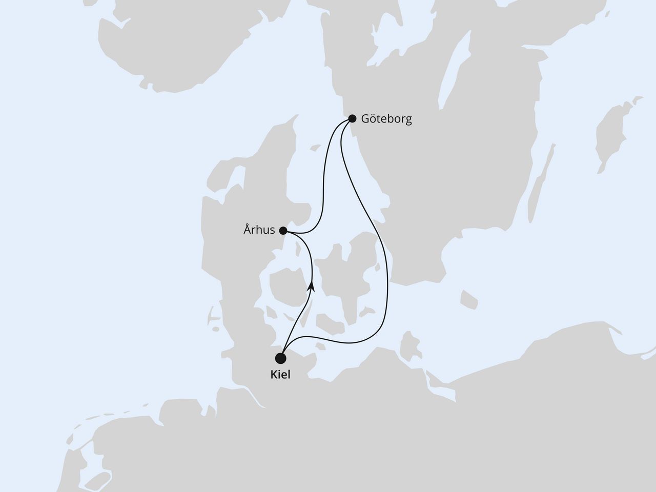 Minikreuzfahrt nach Dänemark & Schweden ab Kiel