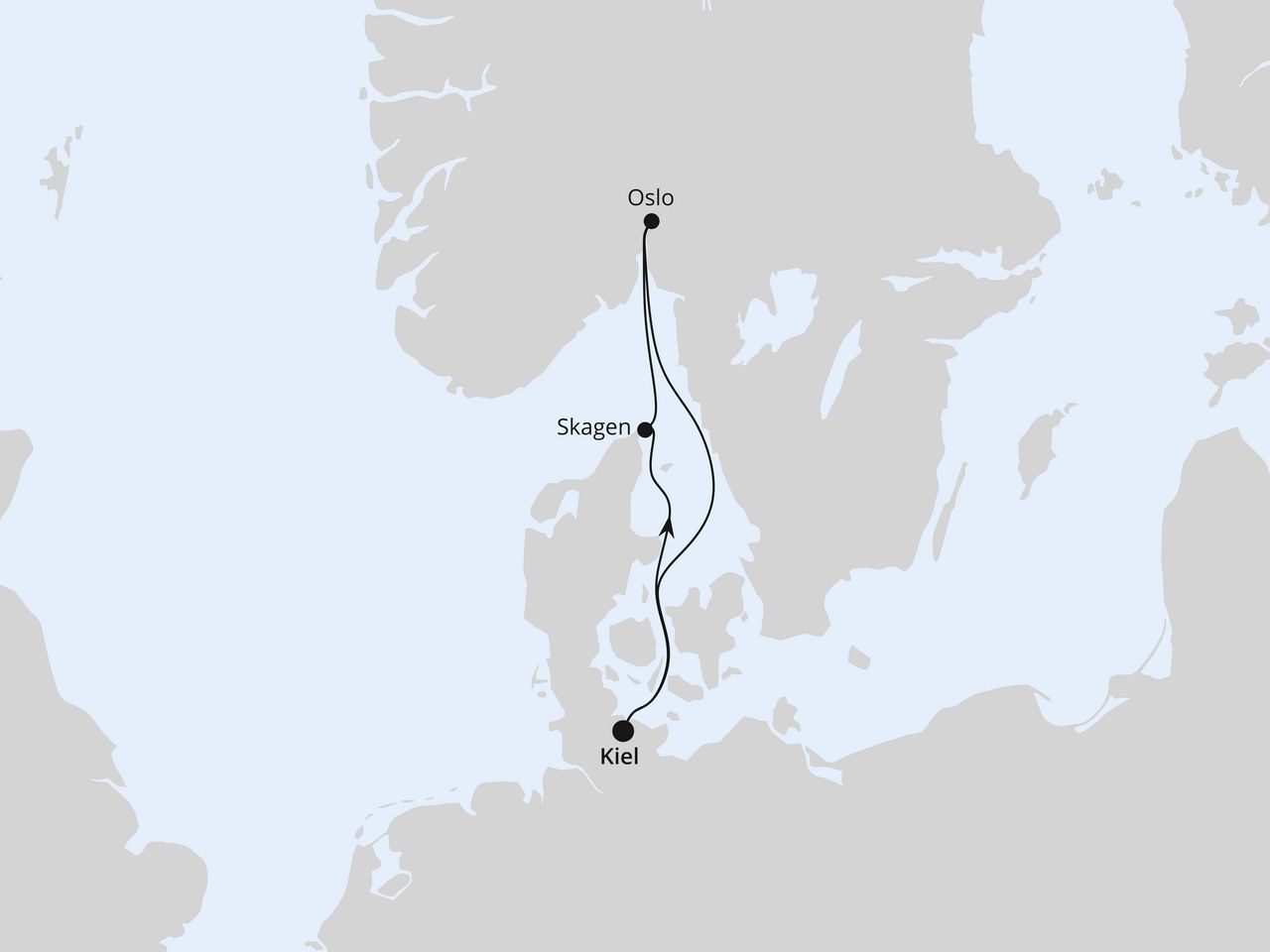 Kurzreise nach Oslo & Skagen ab Kiel
