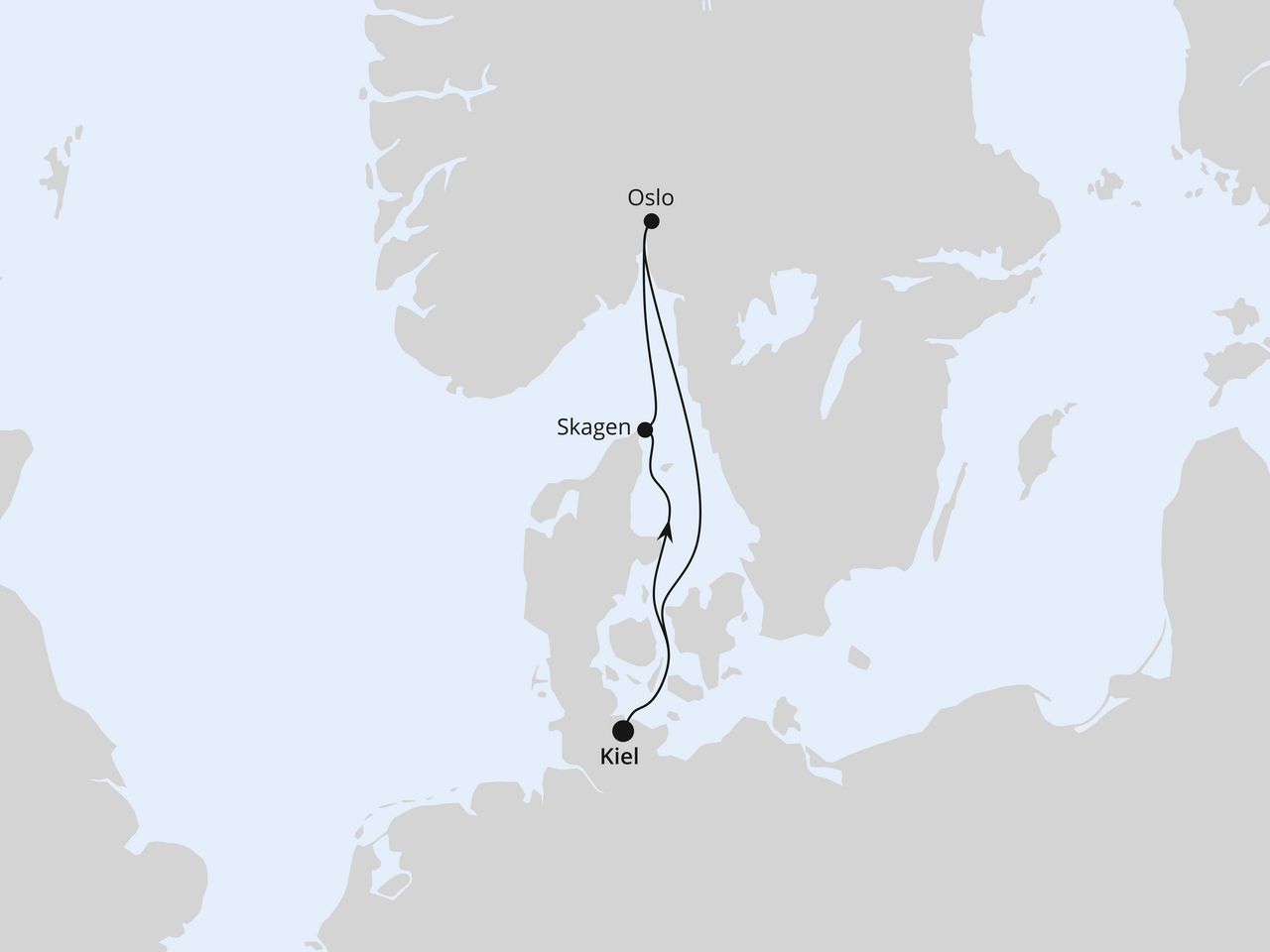 Kurzreise nach Norwegen & Dänemark ab Kiel 1