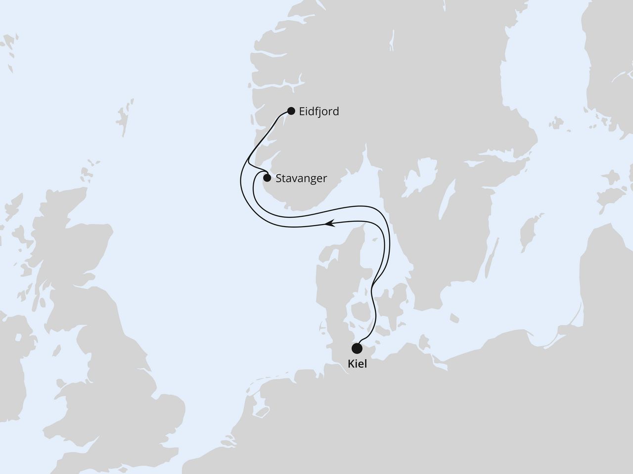 Kurzreise nach Norwegen ab Kiel