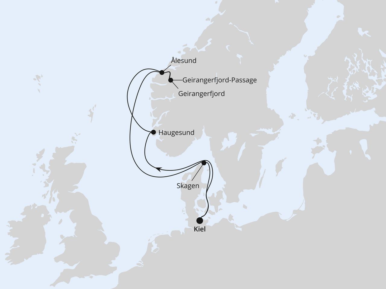 Cruise Map