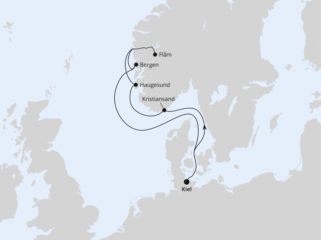 Cruise Map