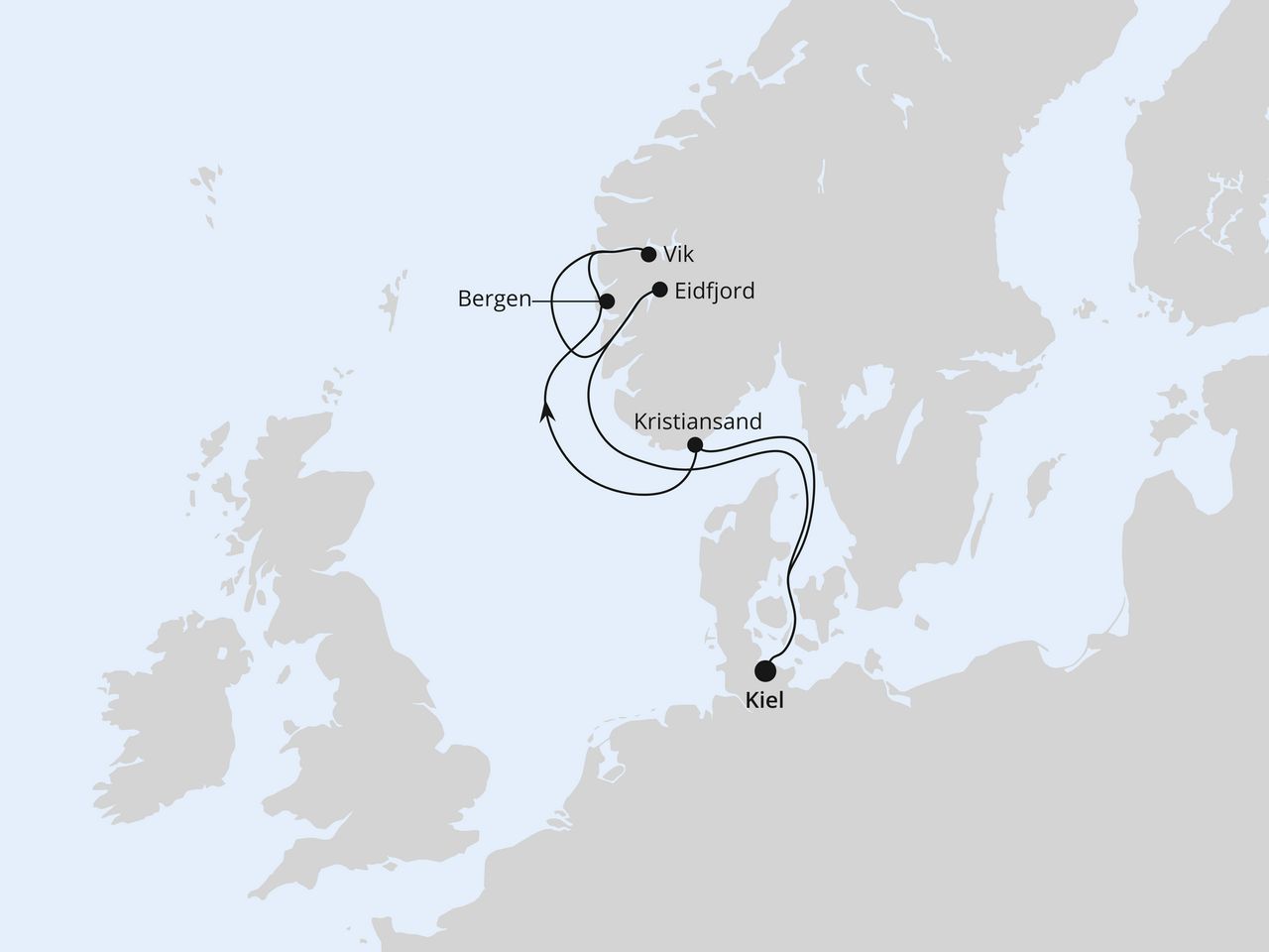 Cruise Map