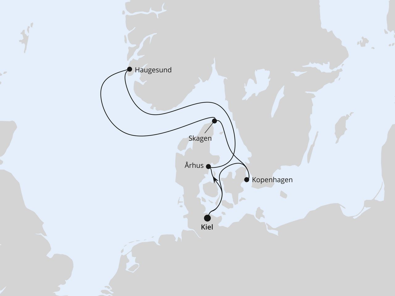 Skandinavische Highlights ab Kiel