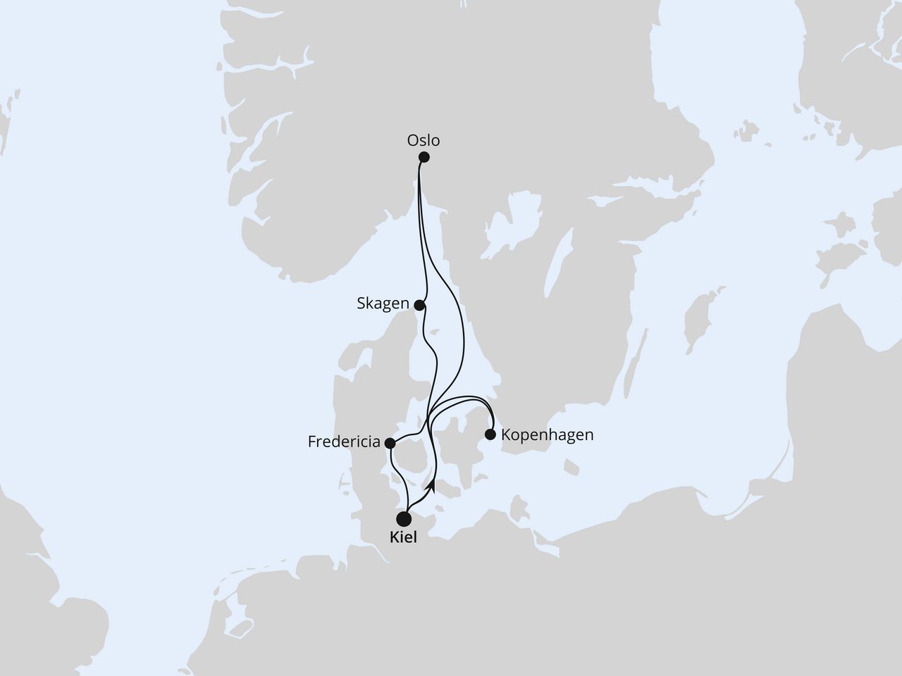 Skandinavien mit Oslo ab Kiel