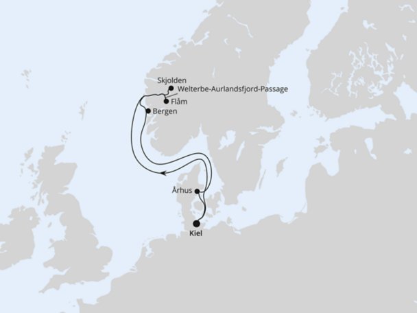 Norwegen mit Sognefjord ab Kiel