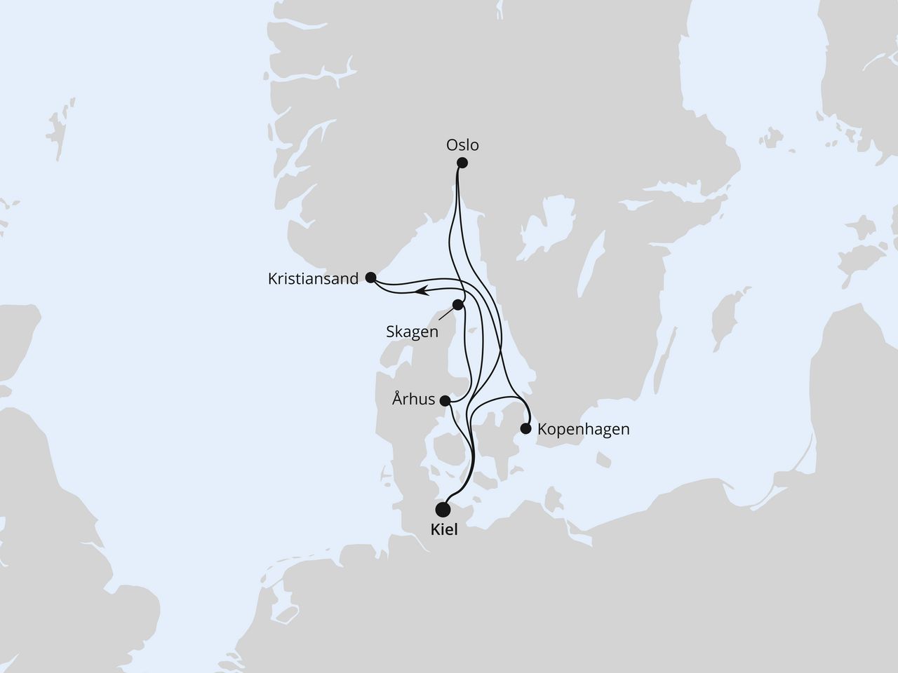 Skandinavien ab Kiel 2