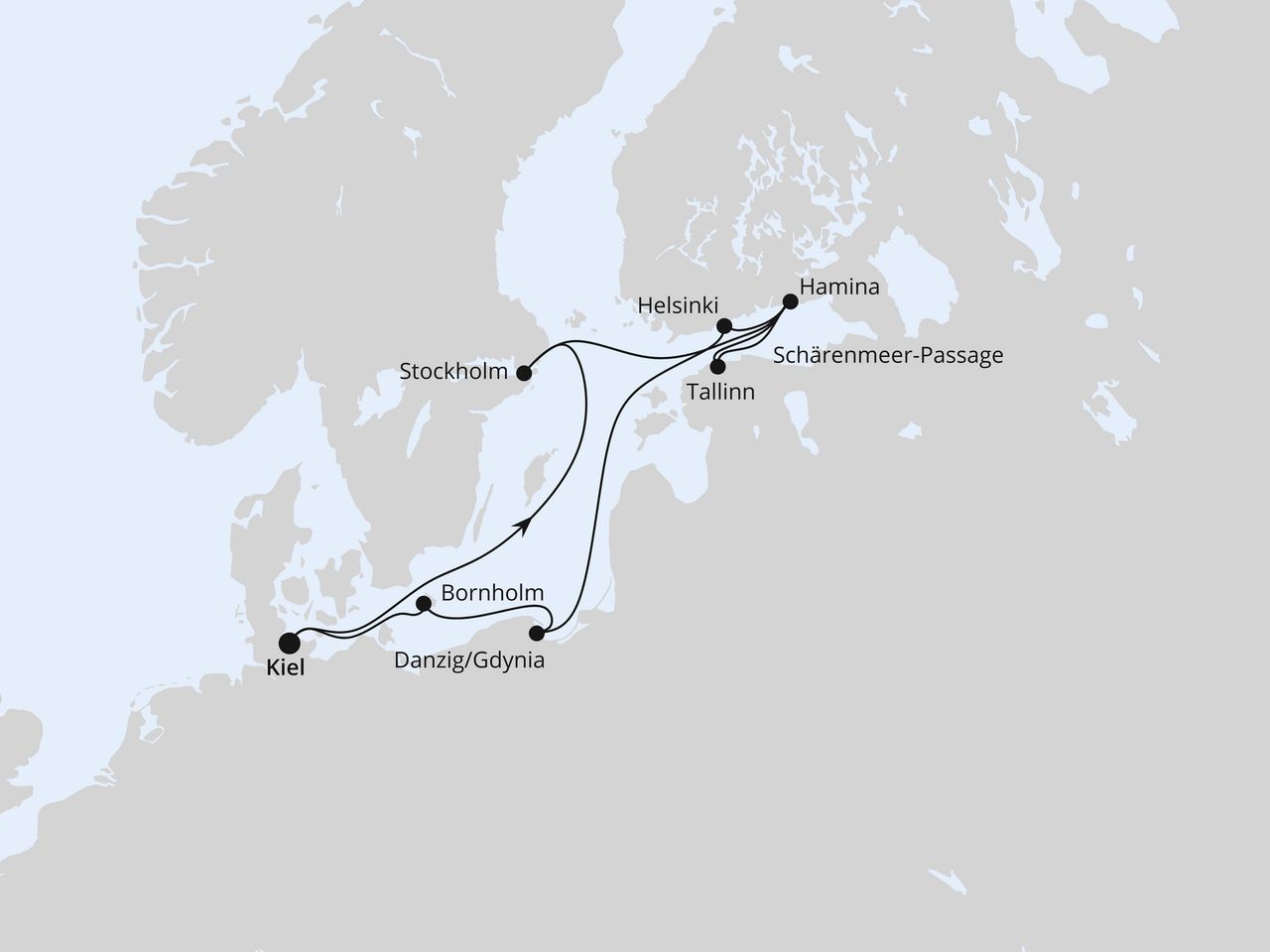 Cruise Map