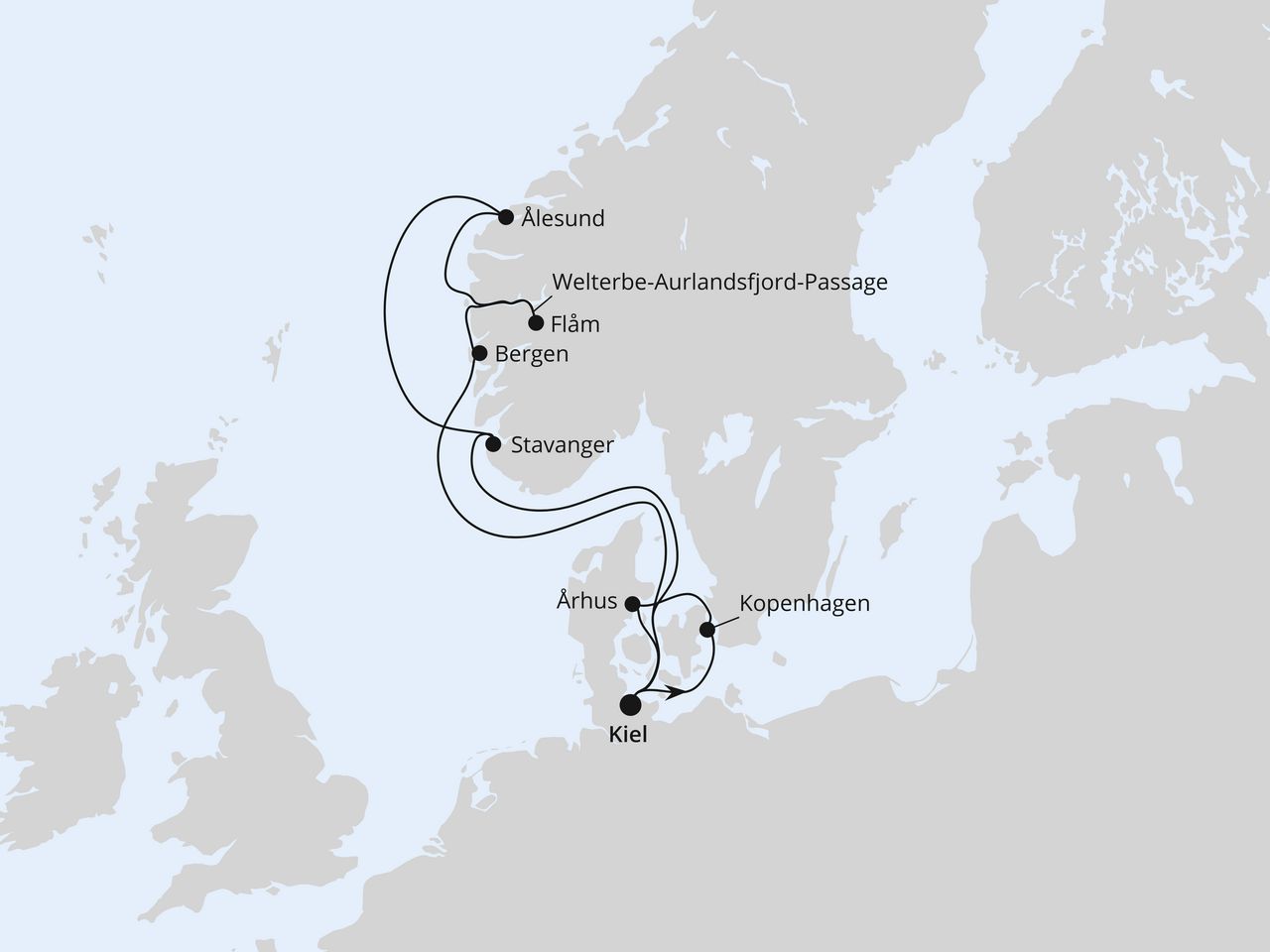 Dänemark & Norwegen ab Kiel