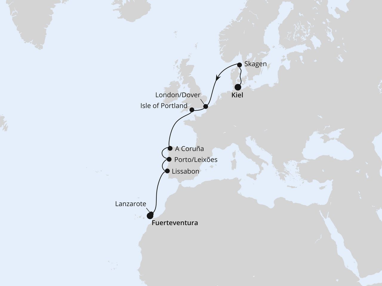 Cruise Map