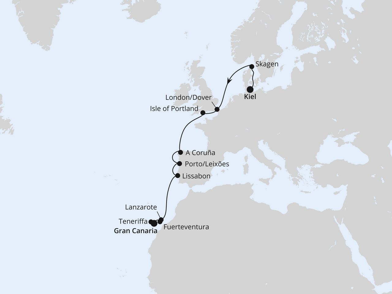 Cruise Map