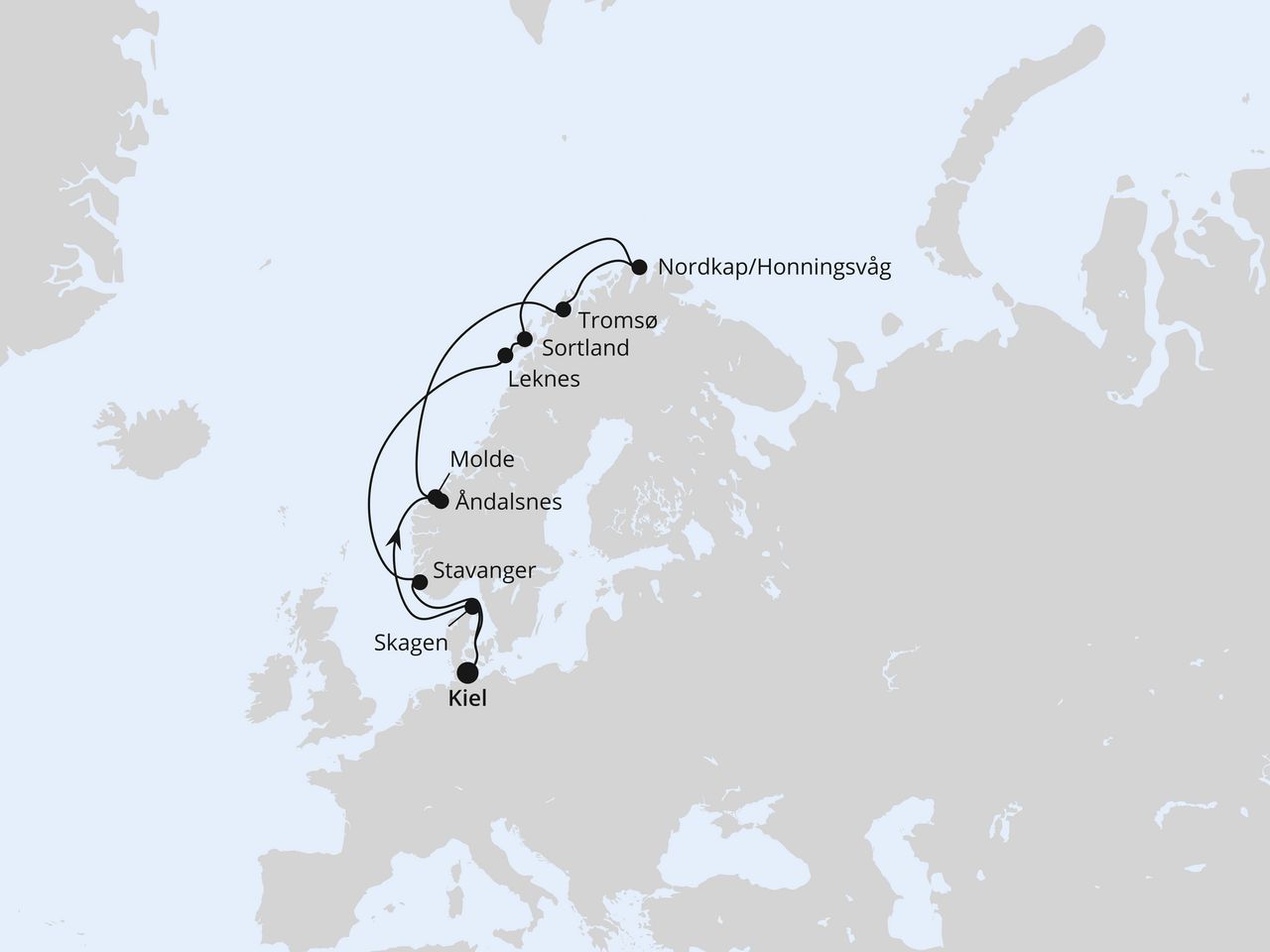 Cruise Map