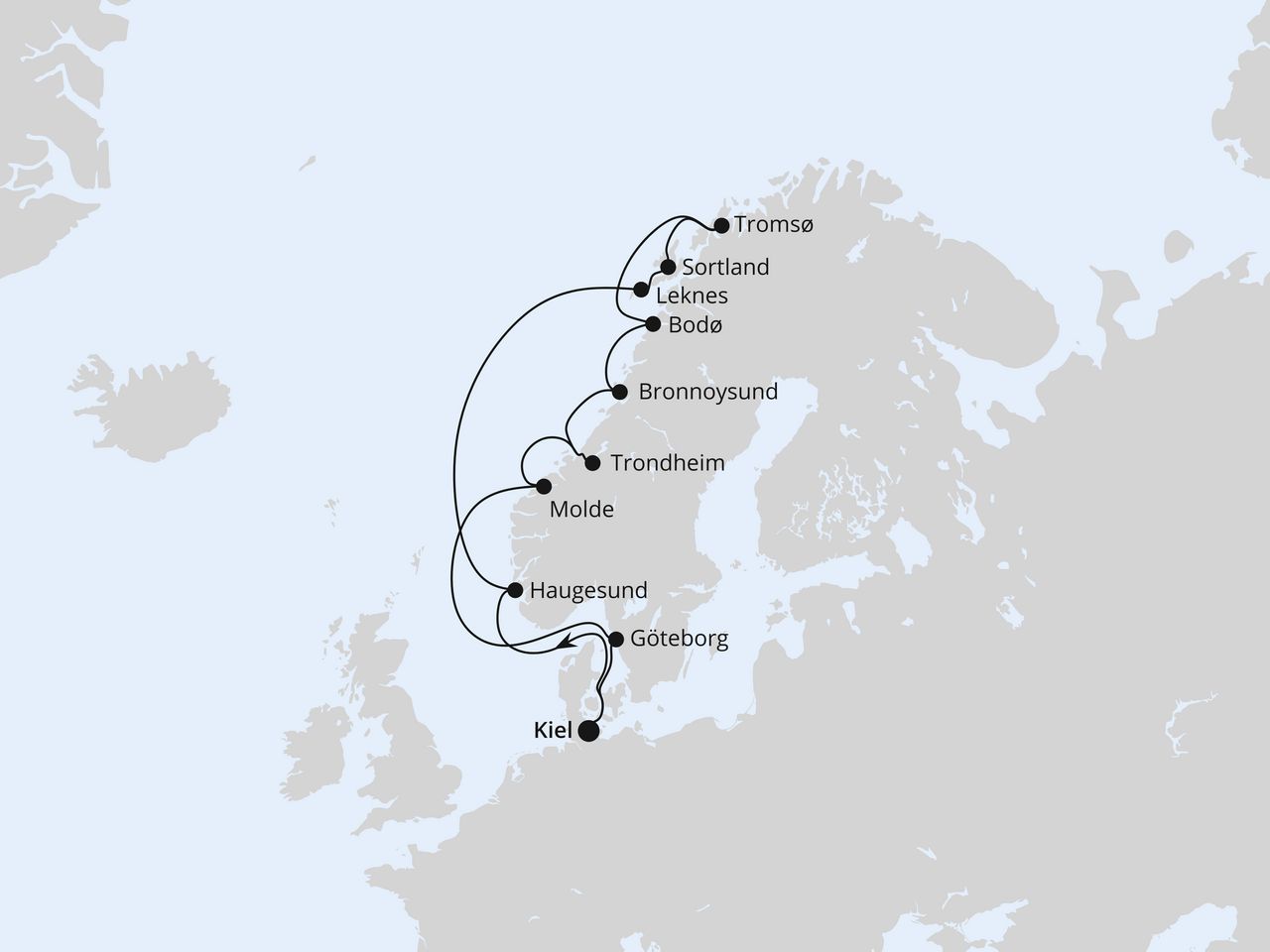 Cruise Map