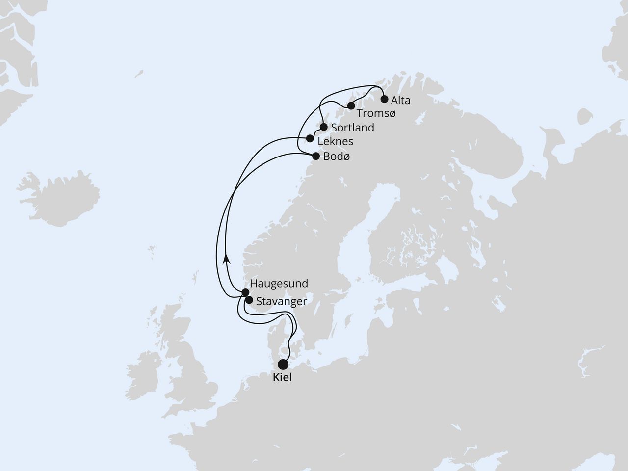 Cruise Map