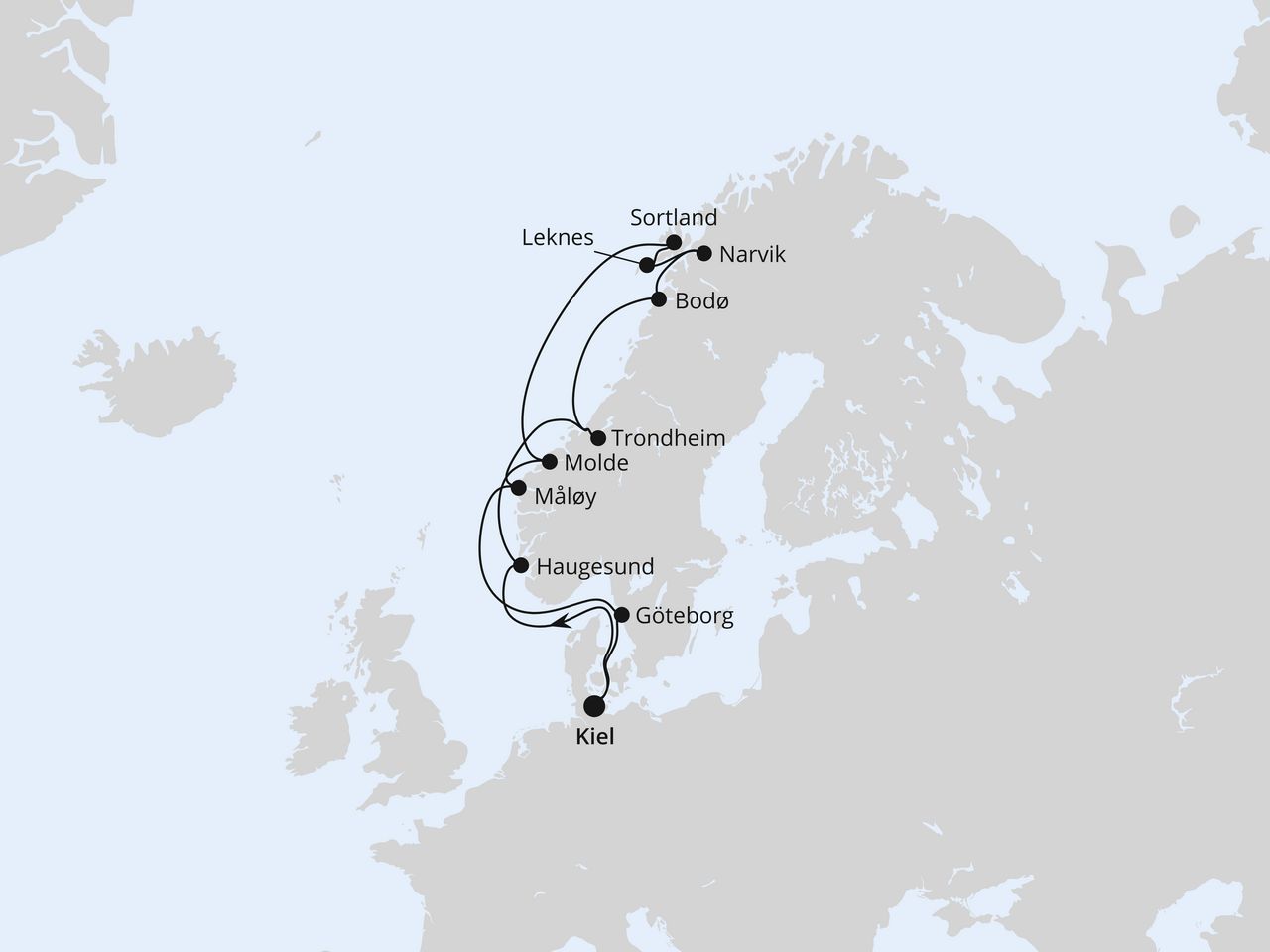 Norwegen mit Lofoten & Vesterålen ab Kiel