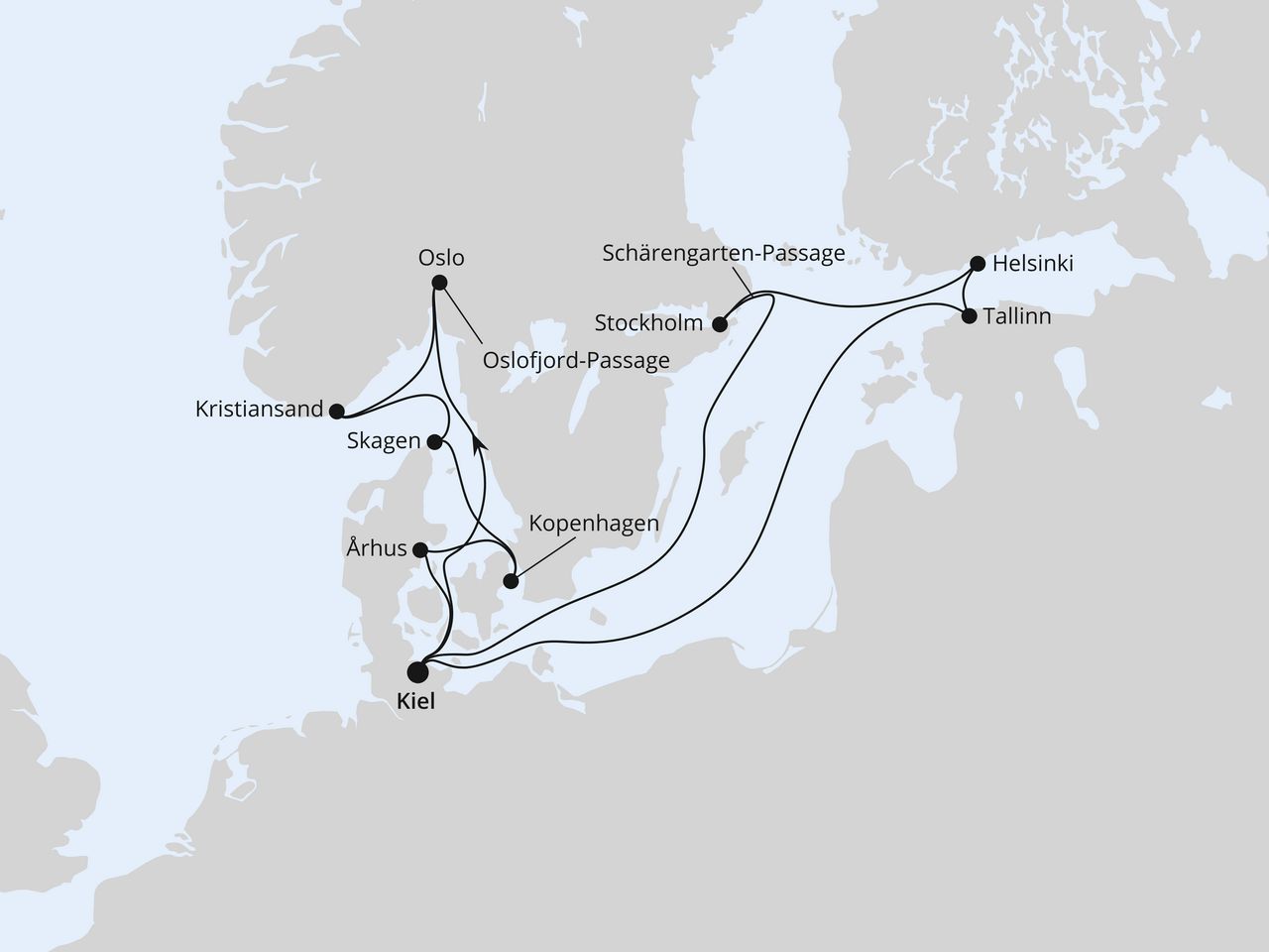 Highlights der Nord- & Ostseeküste ab Kiel