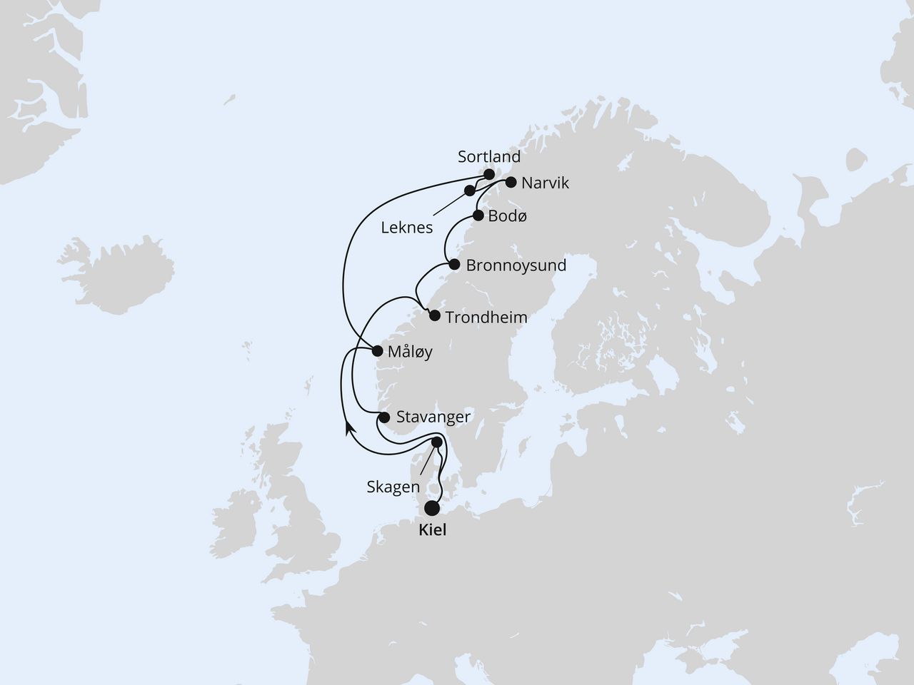 Norwegen mit Lofoten & Vesterålen ab Kiel