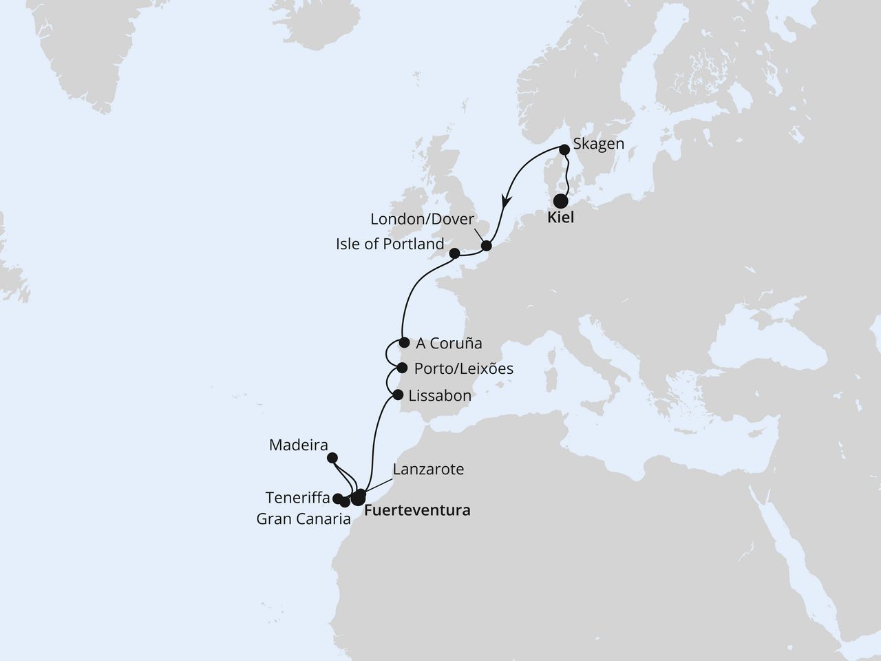 Cruise Map