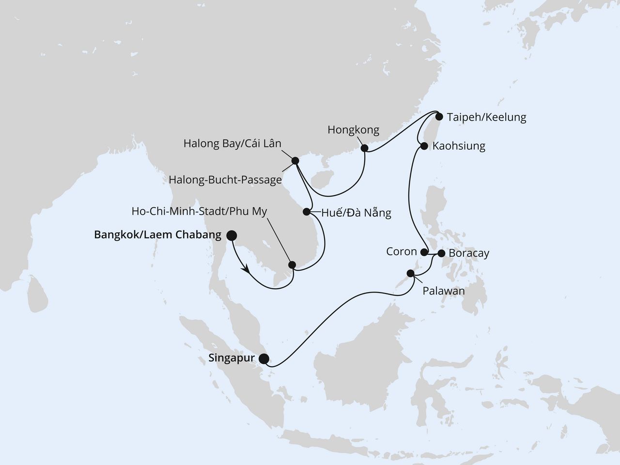 Cruise Map