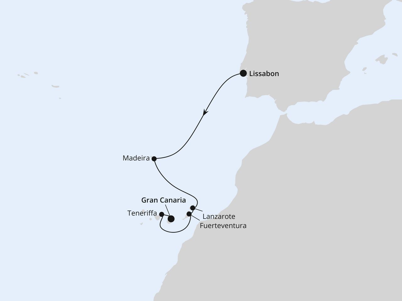 Madeira & Kanaren ab Lissabon