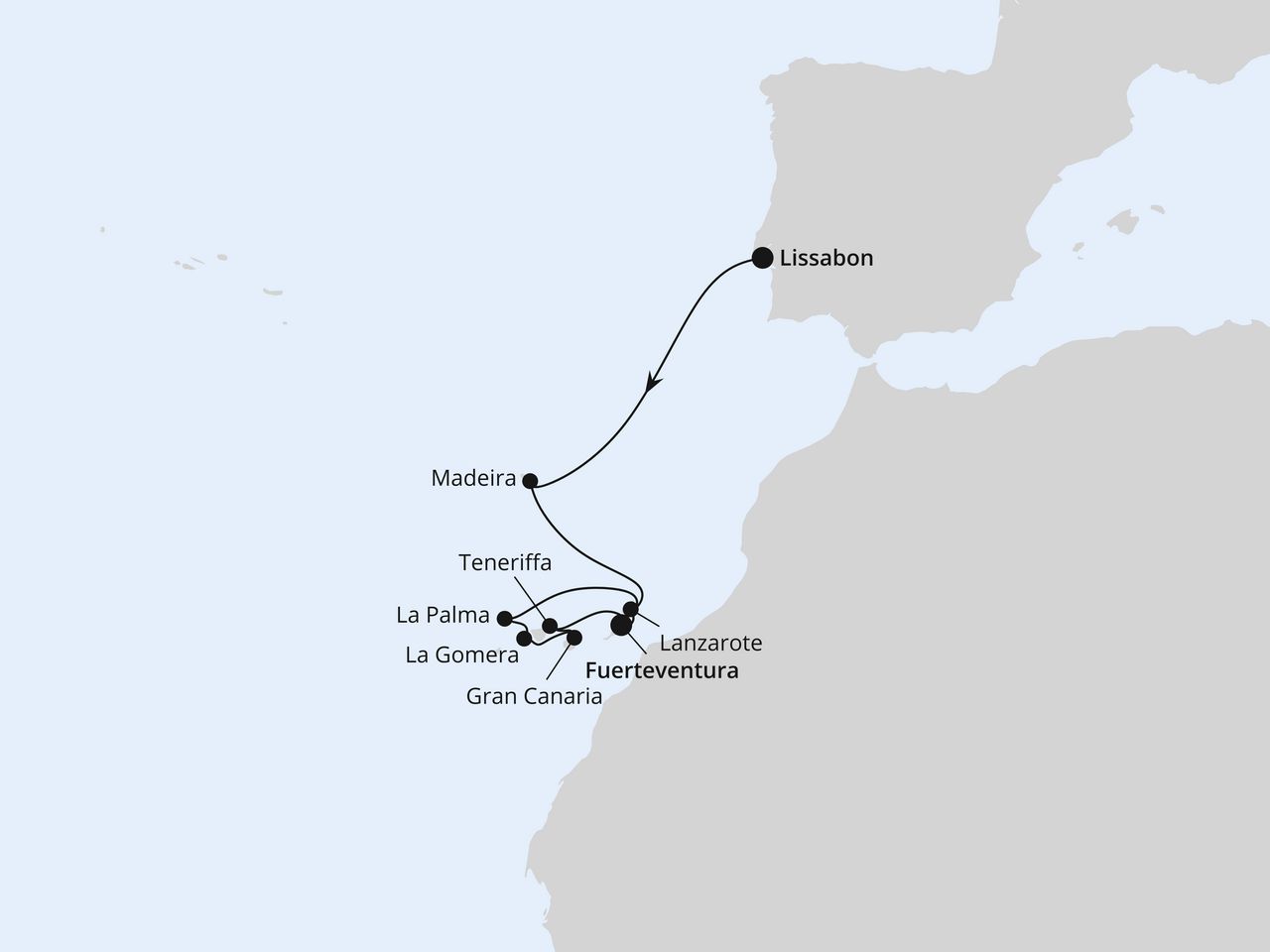 Kanaren & Madeira mit La Gomera ab Lissabon 2