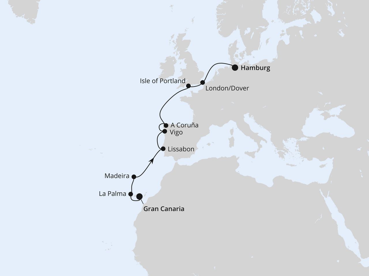 Spanien, Portugal & England 2