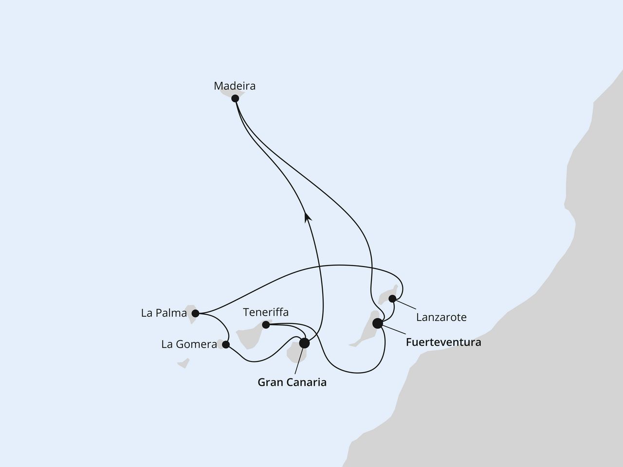 Große Kanaren-Rundreise & Madeira