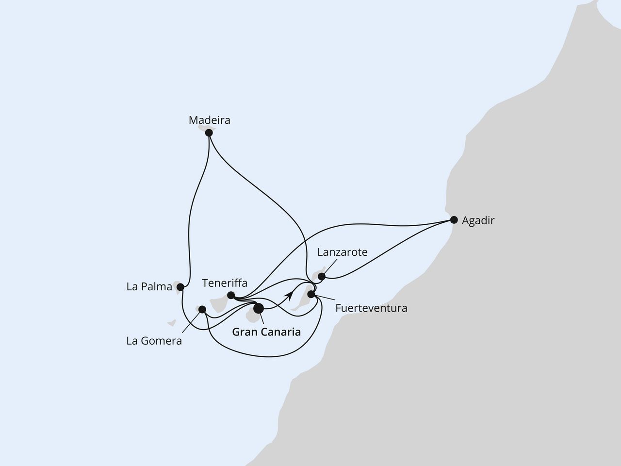 Große Kanaren-Reise mit Madeira & Marokko