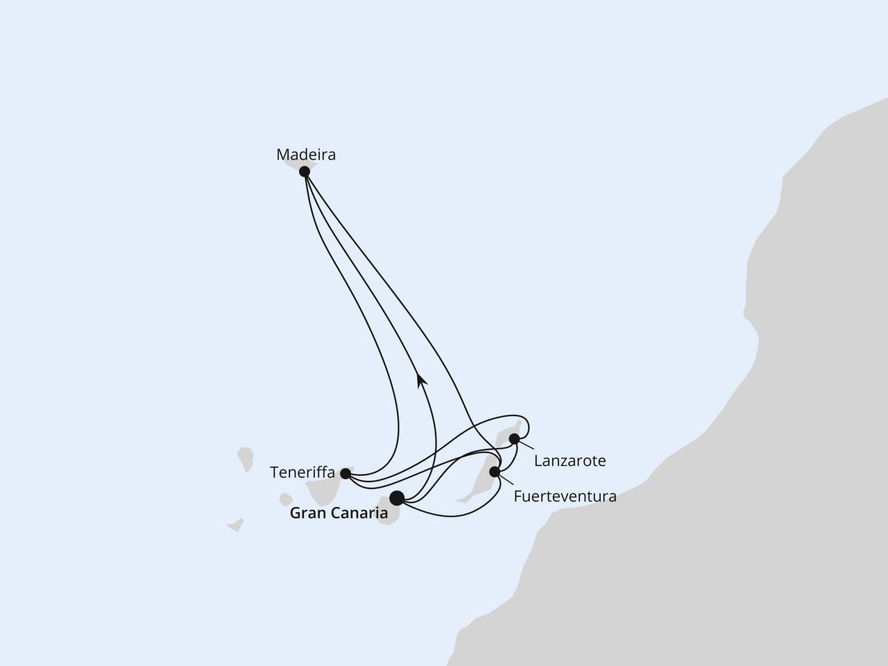Große Kanaren-Reise & Madeira ab Gran Canaria