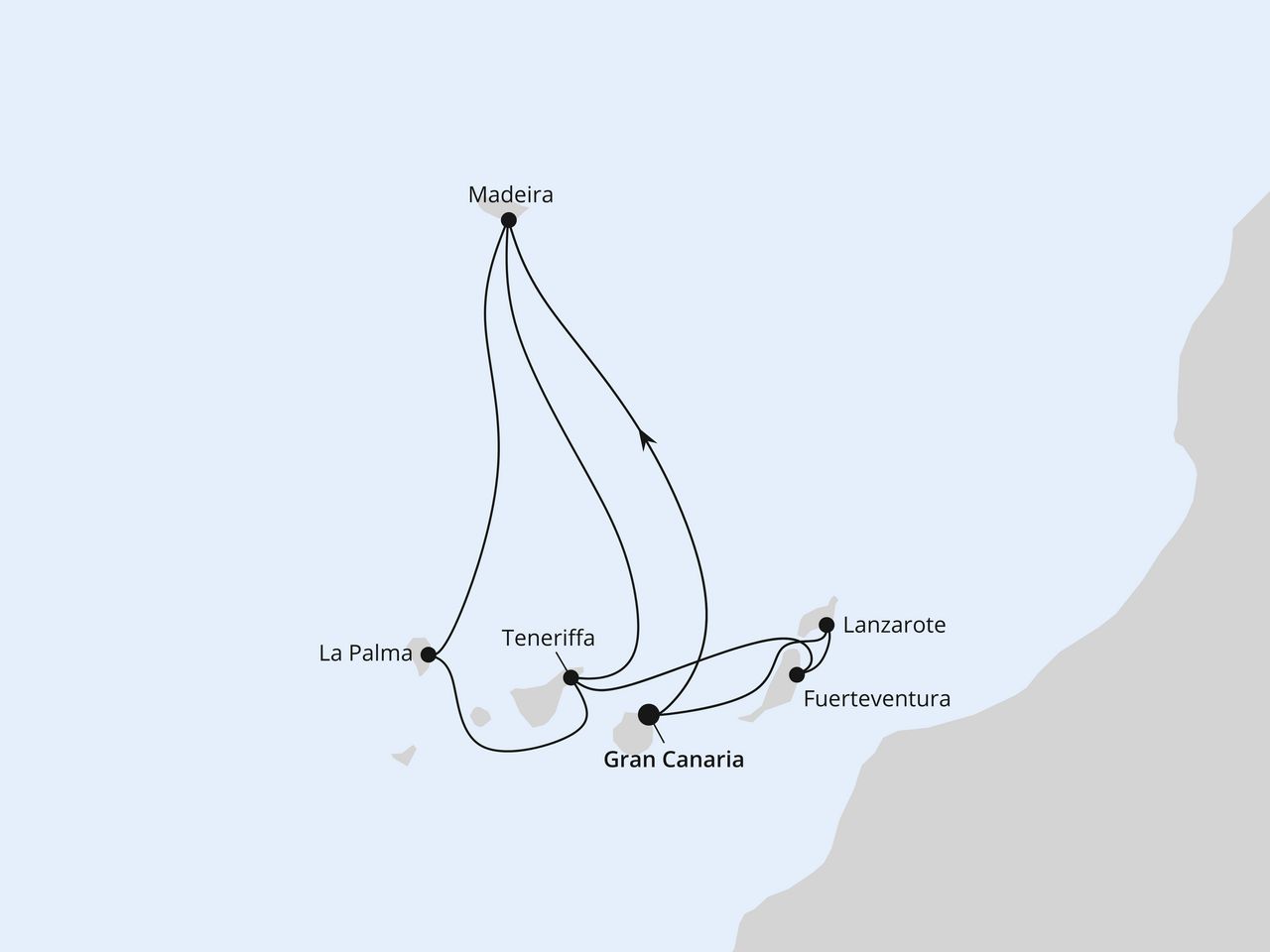 Große Kanaren-Reise mit Madeira ab Gran Canaria