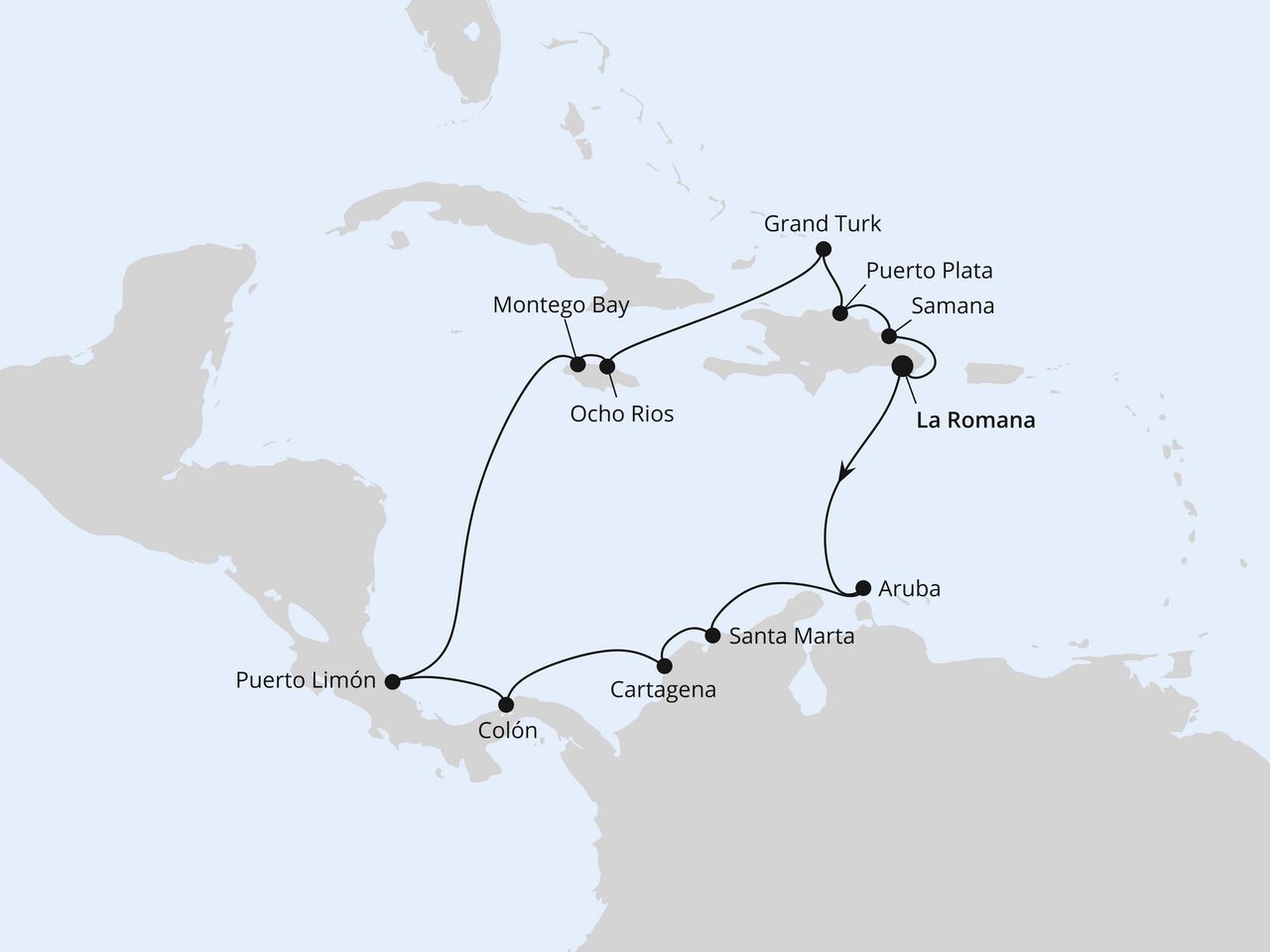 Karibik & Mittelamerika ab Dom. Republik 2