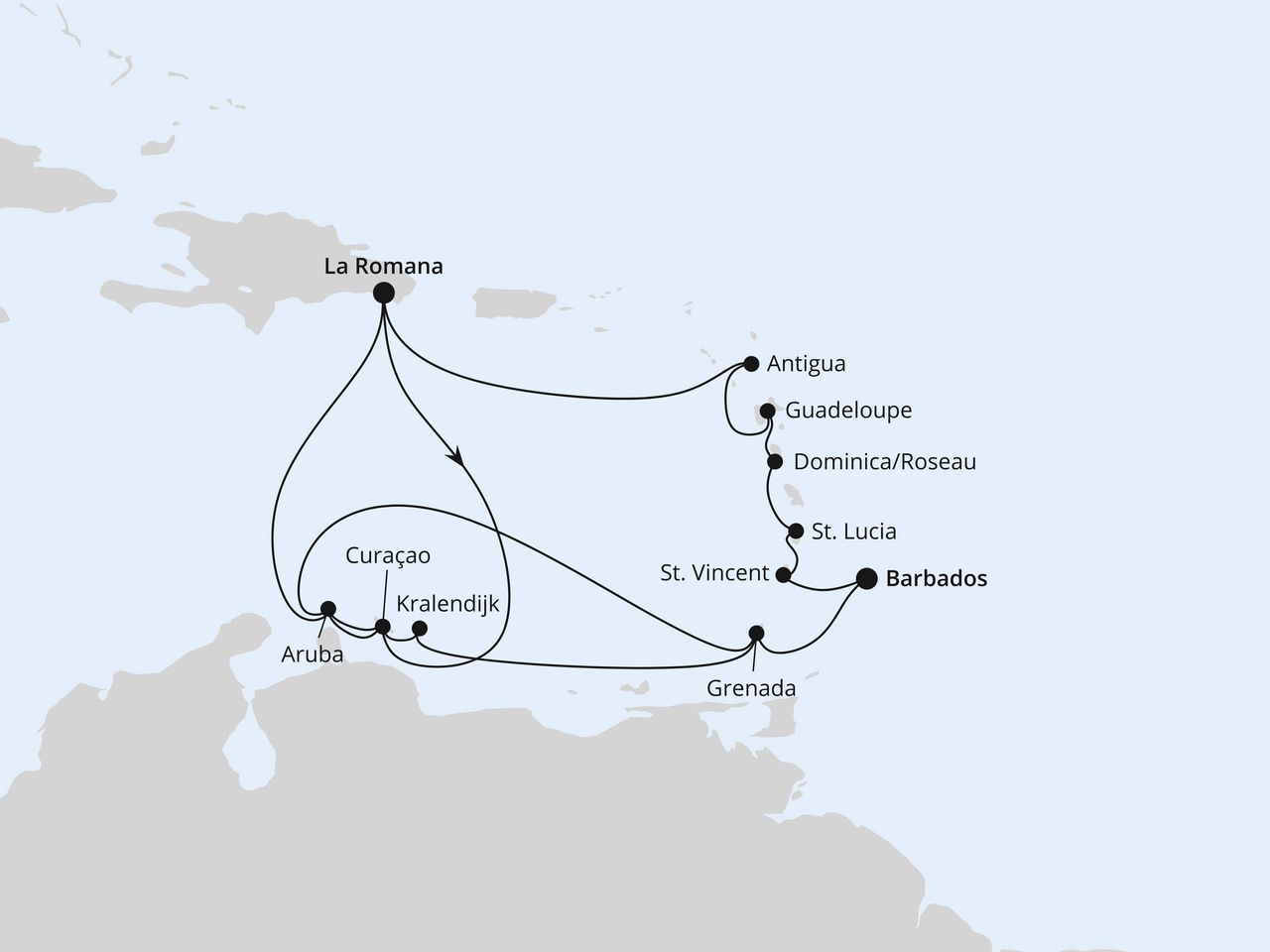 Karibische Insel-Rundreise