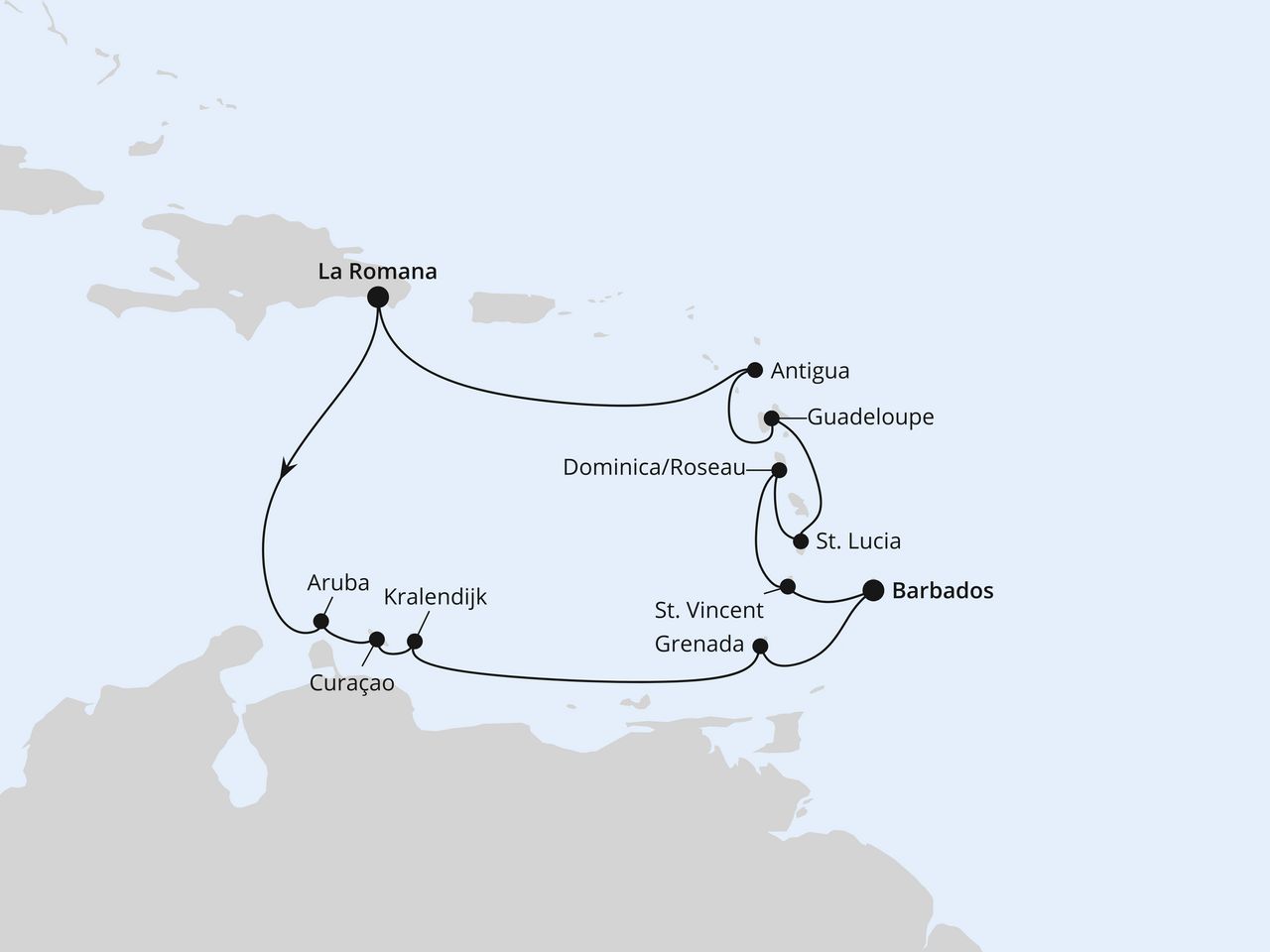 Karibische Insel-Rundreise