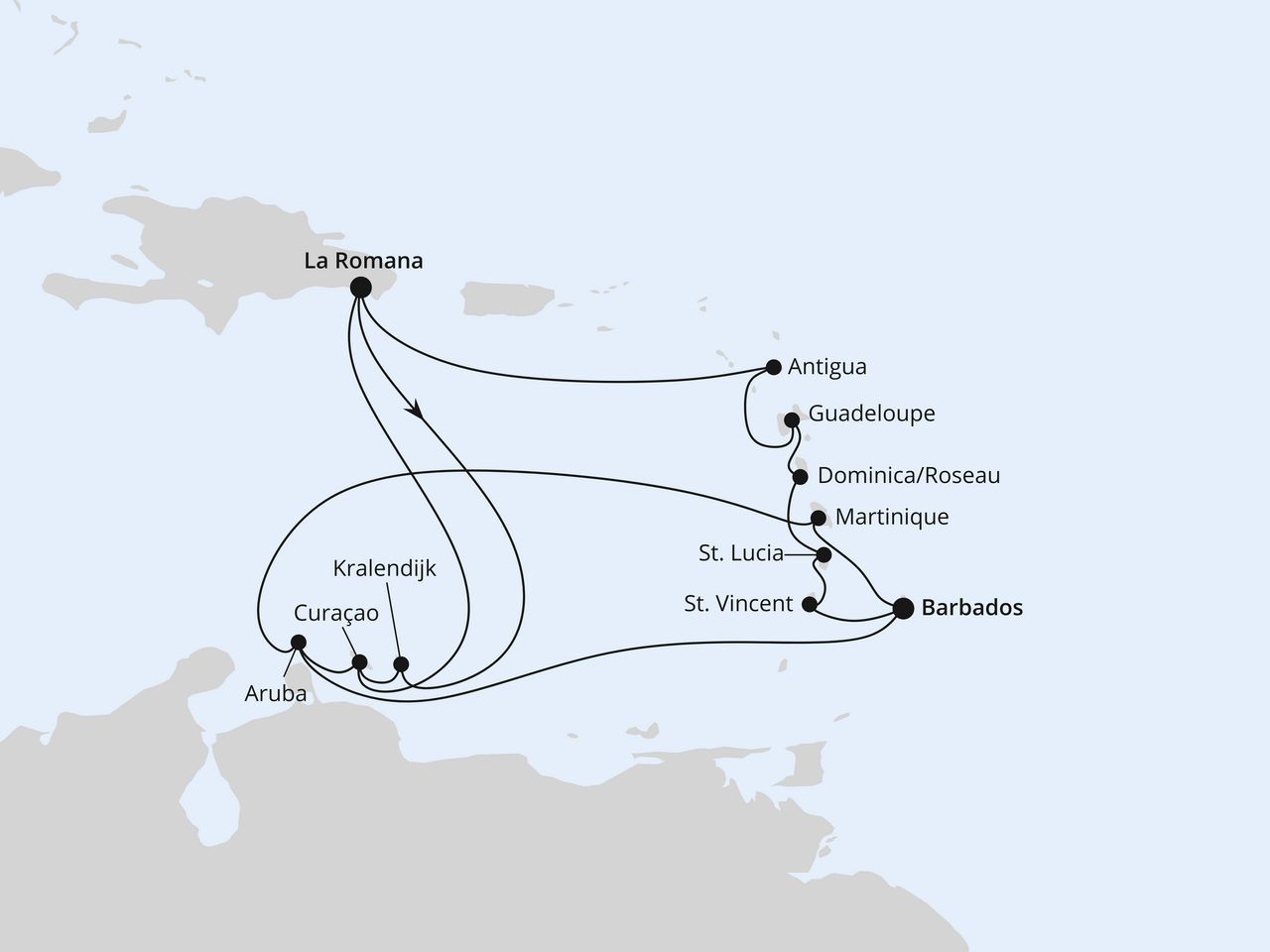 Karibische Insel-Rundreise