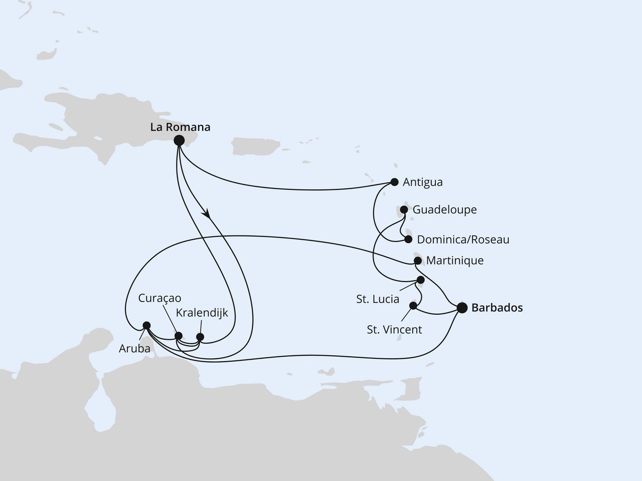 Karibische Insel-Rundreise