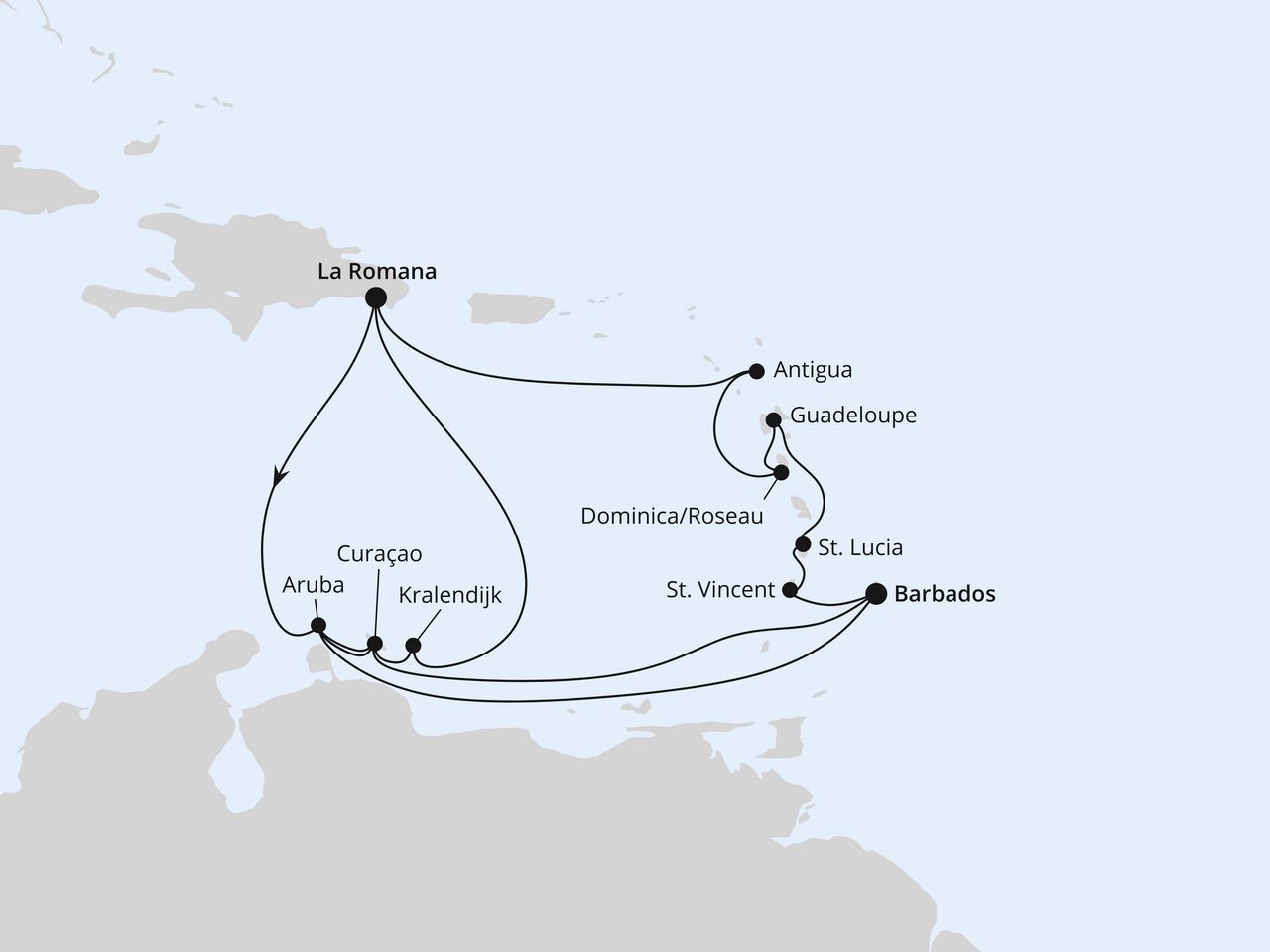 Karibische Insel-Rundreise