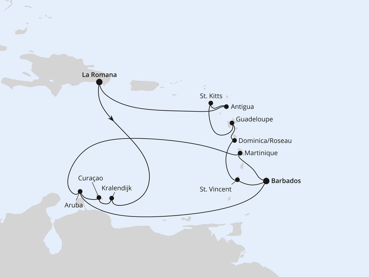 Karibische Insel-Rundreise