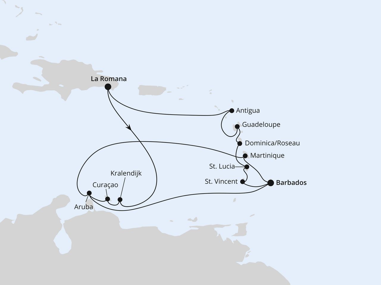 Karibische Insel-Rundreise