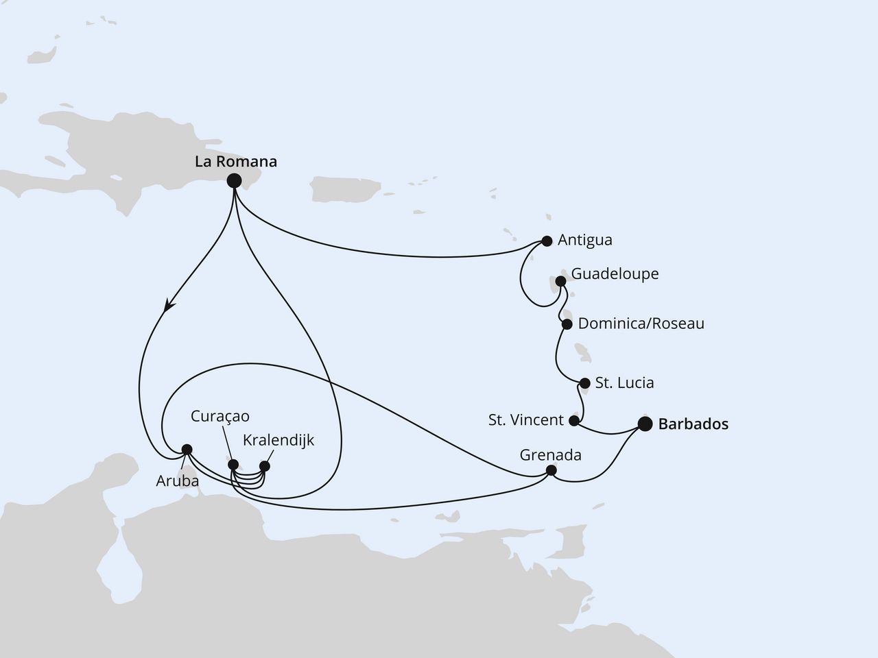 Karibische Insel-Rundreise