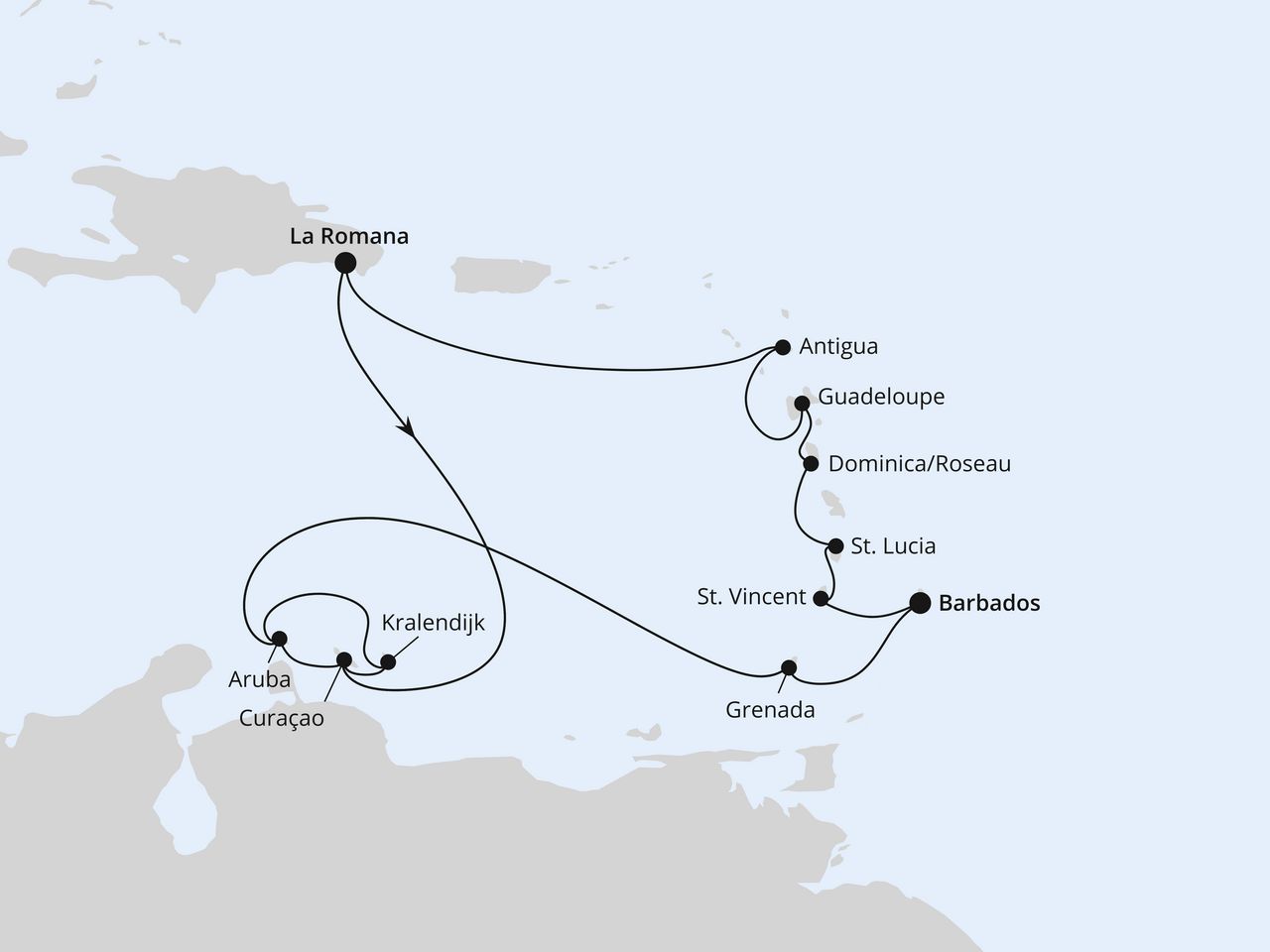 Karibische Insel-Rundreise