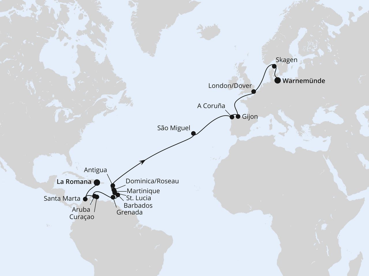 Cruise Map