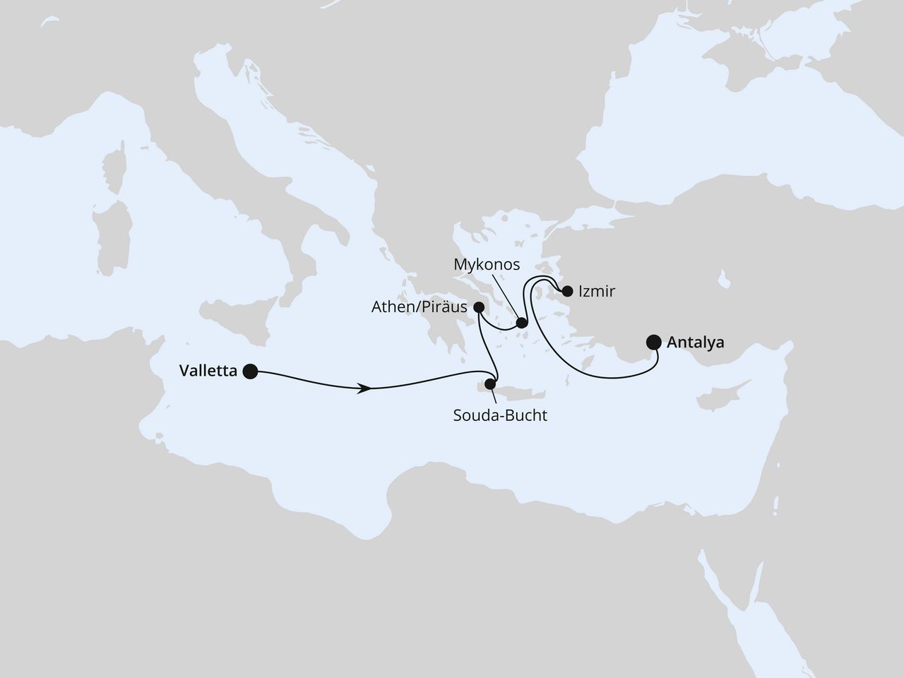 Griechenland & Türkei ab Malta