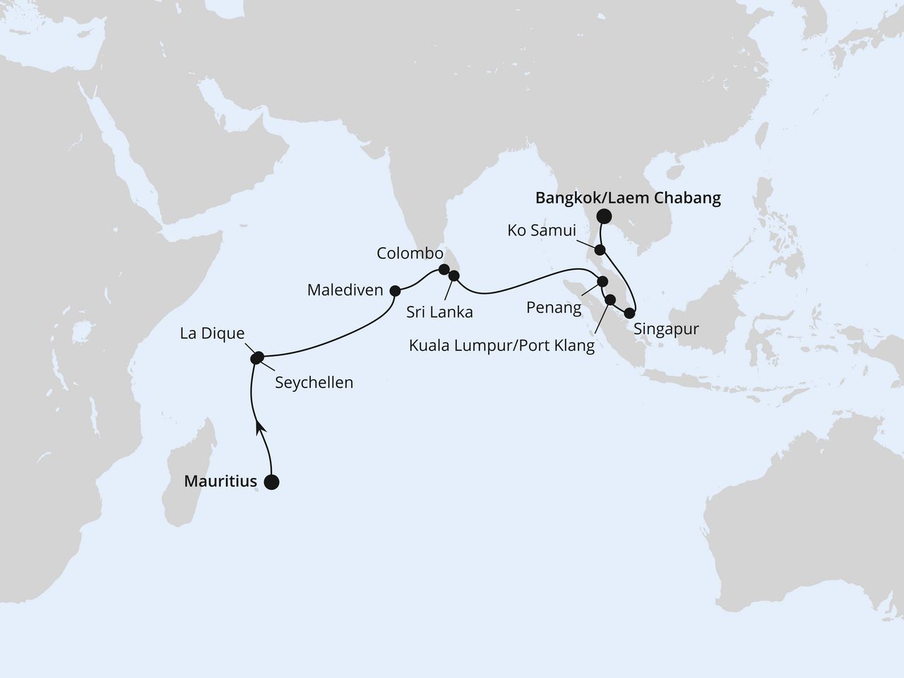 Cruise Map